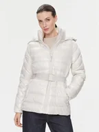Kurtki damskie - Calvin Klein Kurtka zimowa Ess K20K206090 Écru Slim Fit - miniaturka - grafika 1