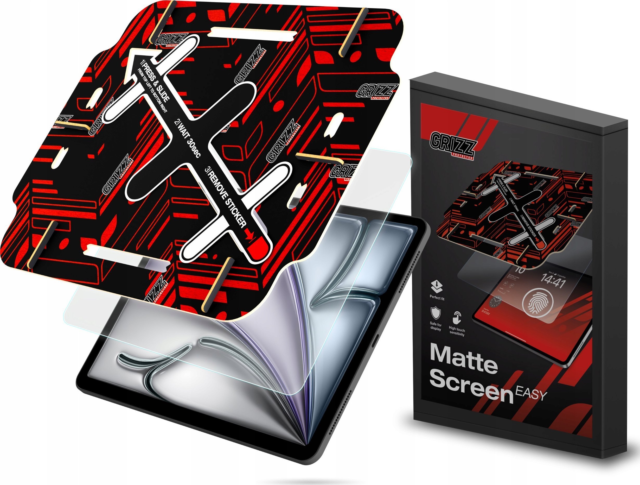 GrizzGlass Folia matowa GrizzGlass MatteScreen Easy do Apple iPad Air 5th 10,9