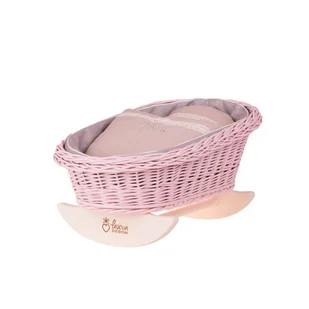 Lasovia Design Mimi Kołyska dla lalek 46X29 H 20/25 CM - Domki dla lalek - miniaturka - grafika 1