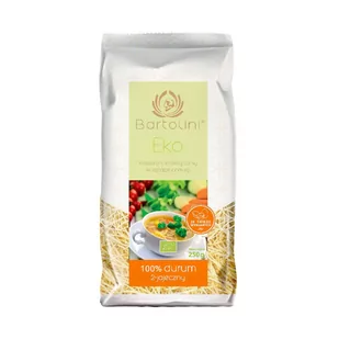 Bartolini Eko Makaron durum 2-jajeczny Ekologiczny 250 g - Makaron - miniaturka - grafika 1