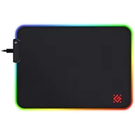 Podkładki pod mysz - Podkładka DEFENDER Gaming Black L Light Led - miniaturka - grafika 1