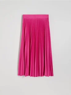 Reserved - Plisowana sukienka - fioletowy - Spódnice - miniaturka - grafika 1