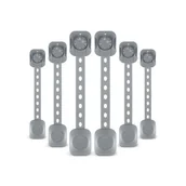 Zabezpieczenia dla dzieci - Zabezpieczenie szafek i szuflad RICOKIDS RK-982 (6 sztuk) Szary - miniaturka - grafika 1