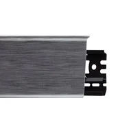Listwy przypodłogowe - Arbiton Listwa przypodłogowa INDO 70 mm aluminium - miniaturka - grafika 1