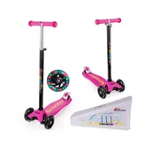 Hulajnogi - Hulajnoga trójkołowa balansowa regulowana led Lena - miniaturka - grafika 1