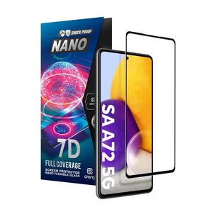 Crong 7D Nano Flexible Glass – Niepękające szkło hybrydowe 9H na cały ekran Samsung Galaxy A72 - Szkła hartowane na telefon - miniaturka - grafika 1