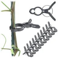 Pozostałe akcesoria do uprawy roślin - Klipsy do mocowania roślin Paldo szary 10szt. - miniaturka - grafika 1