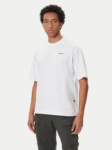 G-Star Raw T-Shirt Base D26817-D593 Biały Boxy Fit - Koszulki męskie - miniaturka - grafika 1