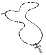 Naszyjniki - Biżuteria POLICE PJ25694PSE01. Naszyjnik, Kolor szary. Mężczyzna. - miniaturka - grafika 1