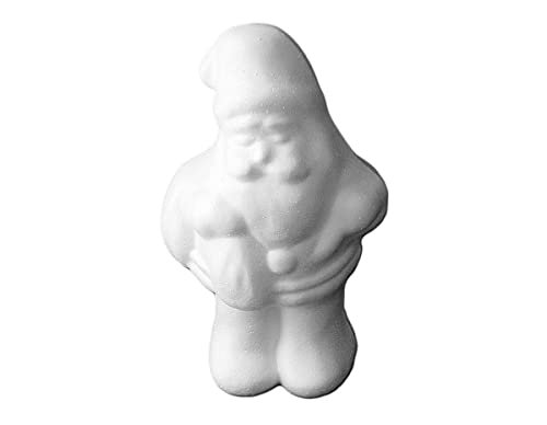 INNSPIRO Papa Noel de porex 21cm. Boże Narodzenie, Biały