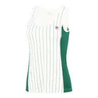 Koszulki sportowe damskie - Damski podkoszulek Fila  Top Nina White Alyssum/Green Jacket M - miniaturka - grafika 1