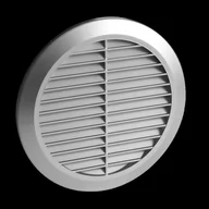 Kratki wentylacyjne - Osłona wentylatora 100-150 TUOS satyna - miniaturka - grafika 1