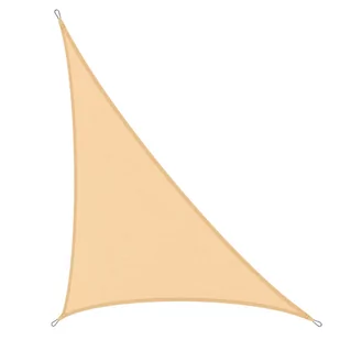Żagiel przeciwsłoneczny na ogród trójkątny na taras 3x5x5.8m beżowy R2 - Markizy - miniaturka - grafika 1