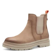 Kozaki damskie - Tamaris Damskie buty Comfort z podszewką Chelsea z ciepłą podeszwą, Tex i Extra Grip, modne kozaki, antracytowe NUB, 40 EU, Anthracite Nub, 40 EU - miniaturka - grafika 1