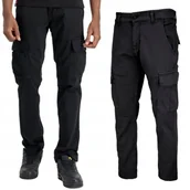 Spodnie męskie - Spodnie Alpha Industries Agent 158205 03 - Czarne 30 [30] - miniaturka - grafika 1