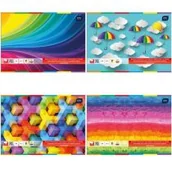 Artykuły biurowe - Interdruk Blok rysunkowy kolorowy A4 10 barwiony w masie - miniaturka - grafika 1