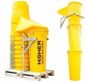 Inne urządzenia budowlane - Zsyp budowlany do gruzu HIGHER konstrukcja o długości 15m - miniaturka - grafika 1