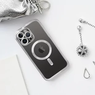 Etui Futerał Electro Mag Cover do iPhone 12 srebrny - Etui i futerały do telefonów - miniaturka - grafika 4