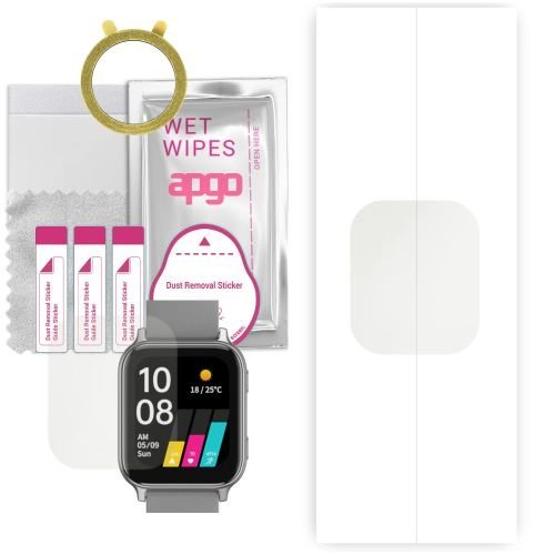 1x folia hydrożelowa MATOWA do Umidigi Uwatch 5 - apgo Smartwatch Hydrogel MATTE Protection Ochrona na ekran smartwatcha
