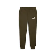 Spodnie męskie - Męskie Spodnie PUMA ESS LOGO PANTS FL CL (S) 58671508 – Oliwkowy - miniaturka - grafika 1