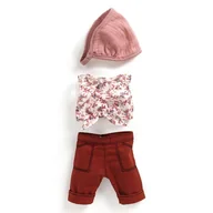 Domki dla lalek - Kompl. ubrań BURGUNDY 3 elem. LOVELY POMEA DJ07771 - miniaturka - grafika 1