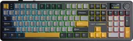Klawiatury - AULA F108 Pro Gray+Orange+Deep Gray Reaper switch RGB AUF108P-GOG-RE - miniaturka - grafika 1