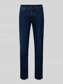 Spodnie męskie - Jeansy o kroju regular fit z wpuszczanymi kieszeniami - miniaturka - grafika 1