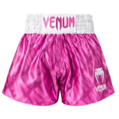 Spodnie sportowe męskie - Venum x Contender XT Spodenki Muay Thai Shorts Candy Pink/ White - miniaturka - grafika 1