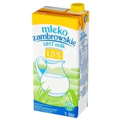 Mleko - Gostyń Mleko ZAMBROWSKIE UHT 1.5% 1l gn 0630235 - miniaturka - grafika 1