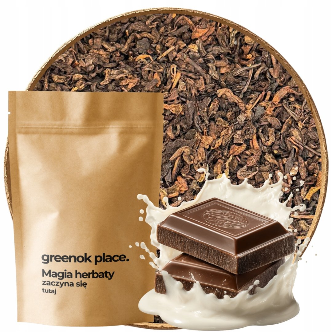 Herbata czerwona Pu-erh Mleczna Czekolada 1000g chocolate puerh Yunnan Hurt