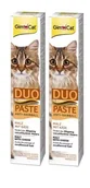 Suplementy i witaminy dla psów - GIMBORN Gim Cat Pasta Anti-Hairball Duo malt z serem 2x50g - miniaturka - grafika 1