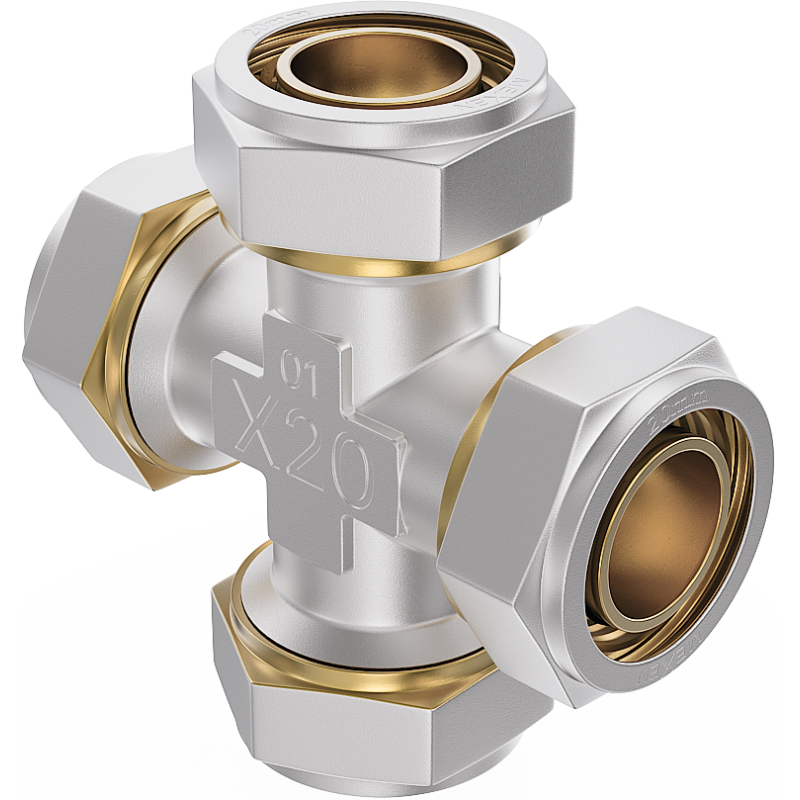 Mexen PEX-S czwórnik skręcany PEX 16 x 16 x 16 x 16 - W97237-161616-00