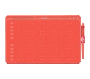 Huion HS611 czerwony - Tablety graficzne - miniaturka - grafika 1