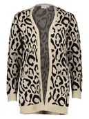 Swetry damskie - Vila Kardigan w kolorze beżowym - miniaturka - grafika 1