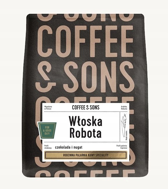 Kawa ziarnista mieszana Coffee&Sons Włoska Robota 3x1000g