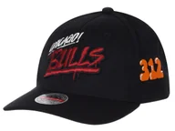 Czapki damskie - Czapka z daszkiem Mitchell & Ness NBA HWC Slap Sticker Classic Red Bulls HHSSINTL1091-CBUBLCK-Uniwersalny - miniaturka - grafika 1