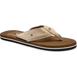 Tommy Hilfiger Lniane japonki CHAMBRAY - Klapki i japonki męskie - miniaturka - grafika 1