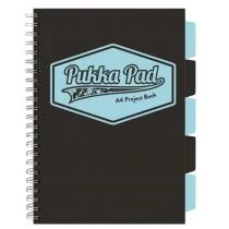 Pukka Project Book Black A4 kratka 100 kartek 3 szt. - Zeszyty szkolne - miniaturka - grafika 1