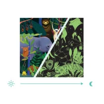 Mudpuppy Puzzle świecące w ciemności 500 elementów. Dżungla - Puzzle - miniaturka - grafika 1