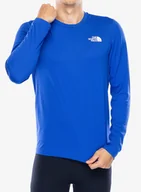 Bluzy sportowe damskie - Bluza biegowa The North Face Lightbright L/S Tee - tnf blue - miniaturka - grafika 1