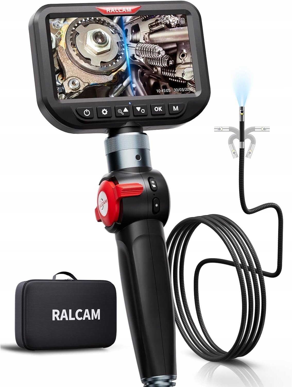 Ralcam H406BD-S Kamera endoskopowa ze światłem podwójny boroskop 6,5 mm