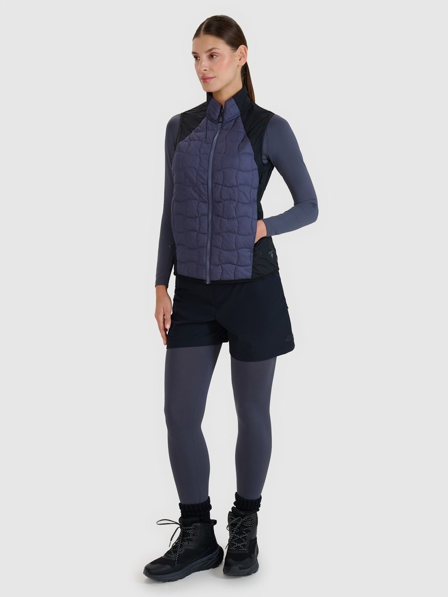 BEZRĘKAWNIK KAMIZELKA DAMSKA 4F TREKKINGOWA PRIMALOFT XS F180 SS25
