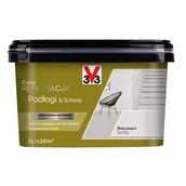 Emalie - Farba Renowacyjna Easy Renowacja Podłogi  Schody biały pieprz 2 l V33 - miniaturka - grafika 1