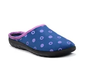 Kapcie damskie - Ciepłe kapcie damskie pantofle domowe zakryte Inblu ET-24 granatowe-38 - miniaturka - grafika 1