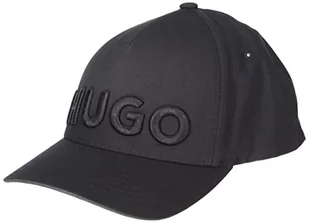 HUGO Czapka męska, czarny (Black1), S-M - Czapki męskie - miniaturka - grafika 1