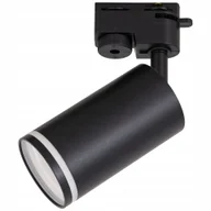 Lampy sufitowe - Reflektor na Szynę Lampa na Szynie Oprawa Led GU10 czarna Szynoprzewód - miniaturka - grafika 1