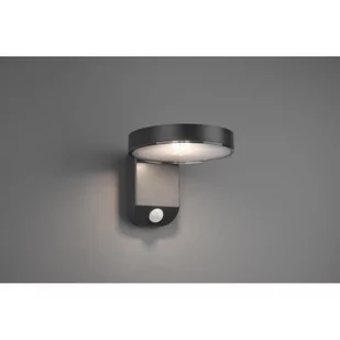 RL POSADAS Antracyt LED 4,5W Czujnik ruchu i zmierzchu, Zasilanie solarne 3000K IP44 Kinkiet zewnętrzny RL R22251142 R22251142 - Lampy ogrodowe - miniaturka - grafika 1