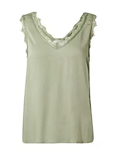 Koszulki i topy damskie - Cream top damski alena, khaki-zielony (Oil Green), 34 - grafika 1