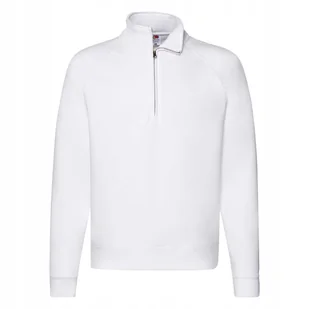 Bluza Męska Zip Neck Sweat Biały r. L - Bluzy męskie - miniaturka - grafika 1