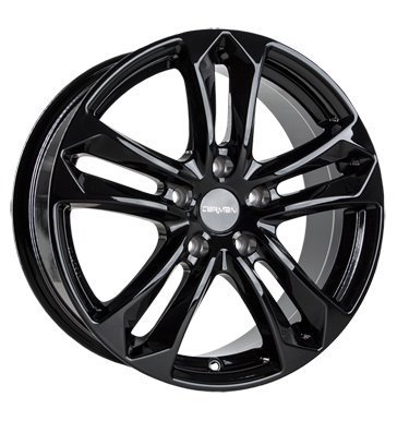CARMANI 7x16 5x112 CA5 Arrow ET35 BLACK